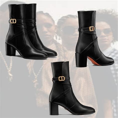 christian dior rain boots|dior empreinte ankle boot.